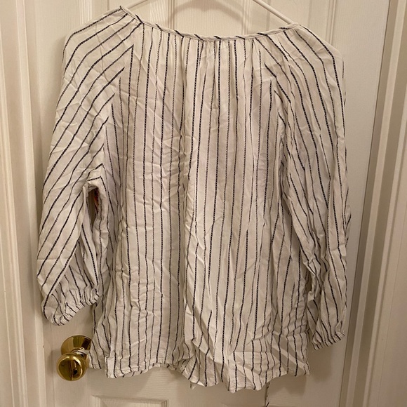 Savanna Jane Embroidered Blouse Bohemian Boho Peasant Festival - Picture 3 of 11